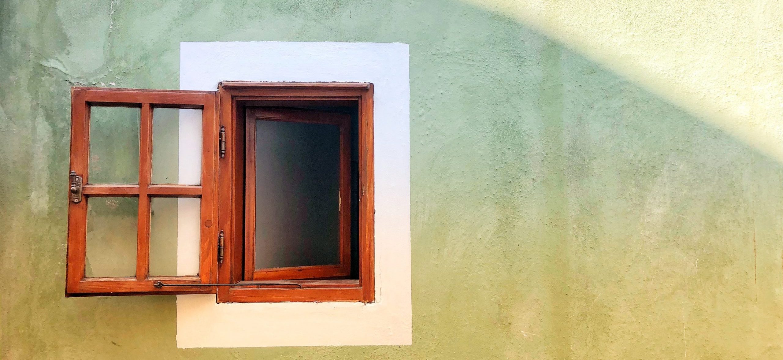 Photo of an open window